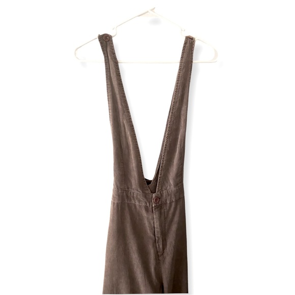 Sadie & Sage grey corduroy overalls - Picture 3 of 4